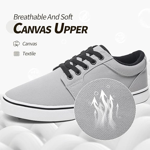 Casual Low-Top Sneakers - light grey