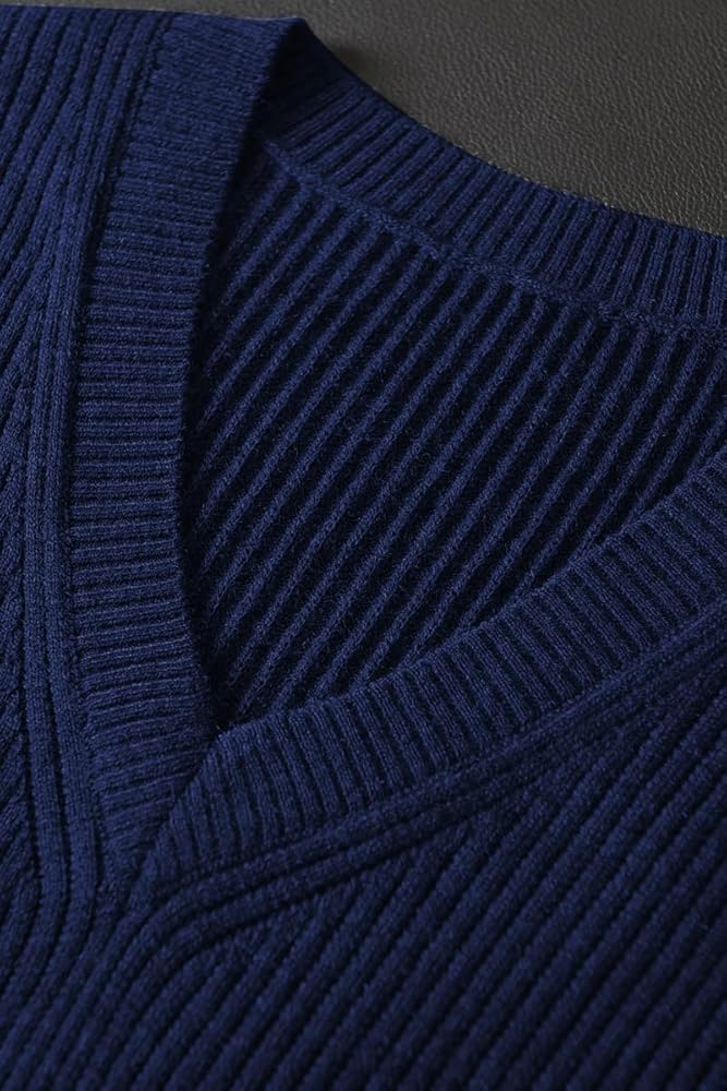 Premium Knit Vest - Dark blue
