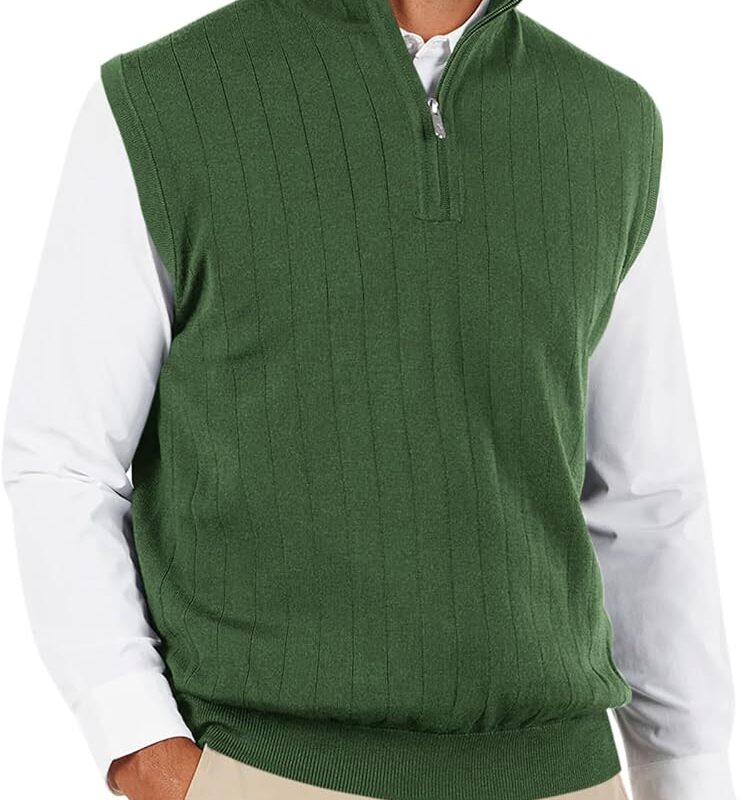 71k11wUklVL._AC_UY1000_ Pull Over sweater Vest- green