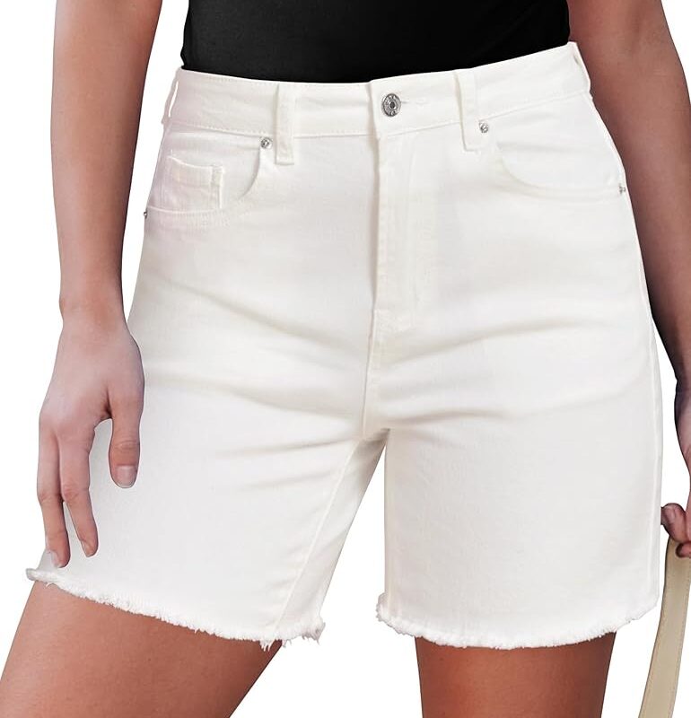 Mom Fit Denim Shorts