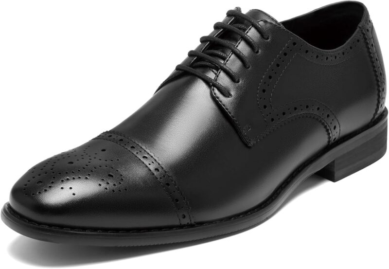 71l4Gi0j31L._AC_UY900_ Men's Plain-Toe Oxford Dress Shoes - Black