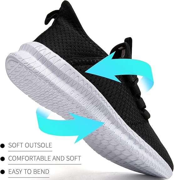 71lLmdwRzkL._AC_SY575_ Lightweight Trainers - Black-White