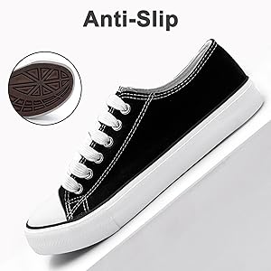 71qP+IZqXuL._AC_UY300_ Low Top Canvas Sneakers - Unisex - Black