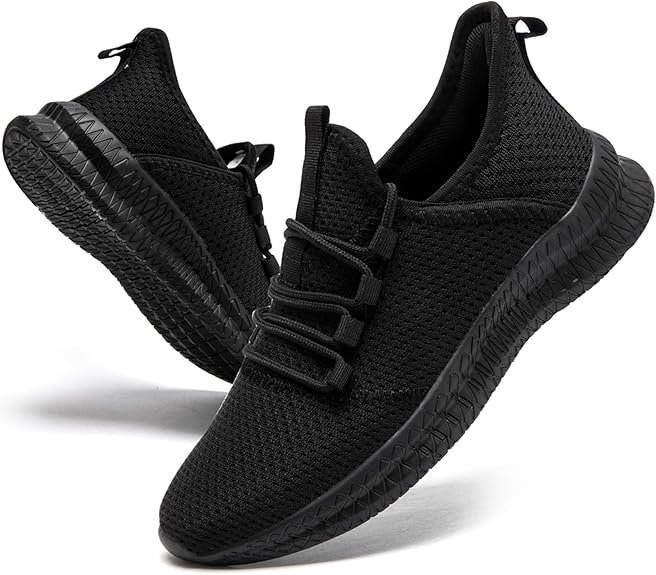 71rmtcxxAcL._AC_SY575_ Lightweight Trainers - Black