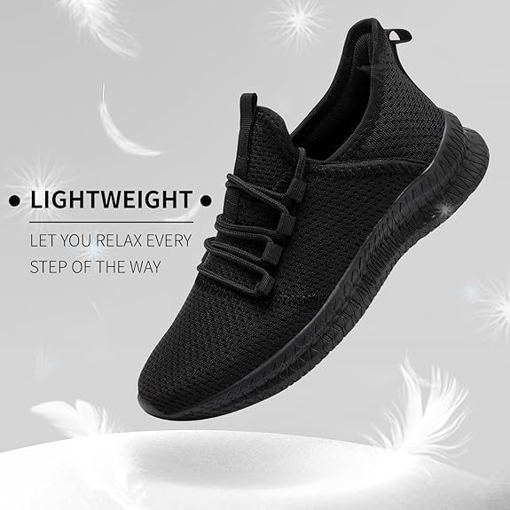 71rzIPlg0vL._AC_SY575_ Lightweight Trainers - Black