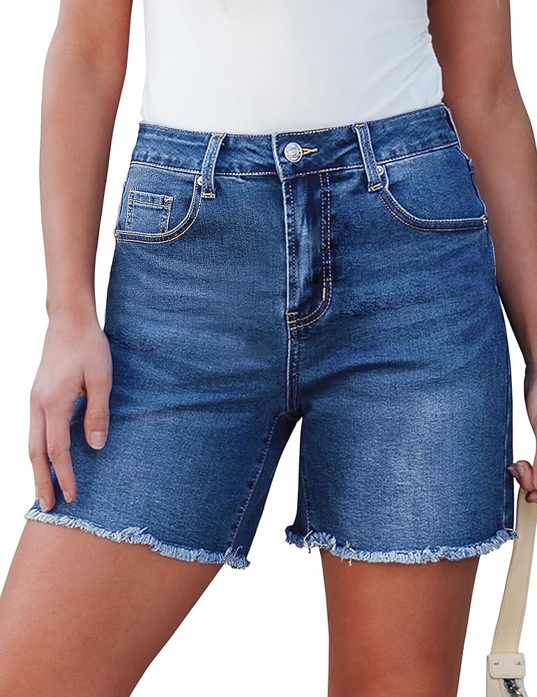 Mom Fit Denim Shorts