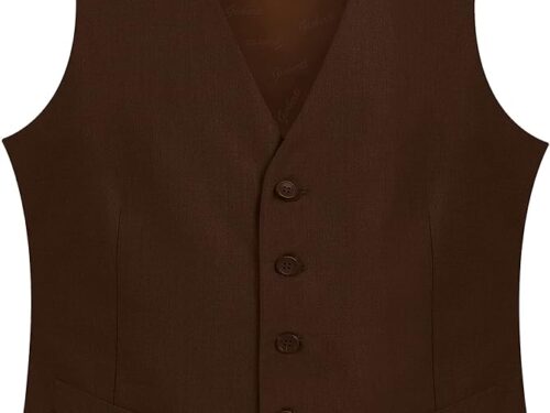 81C7gu+tnSL._AC_UY1000_ Slim Fit Vest - Brown
