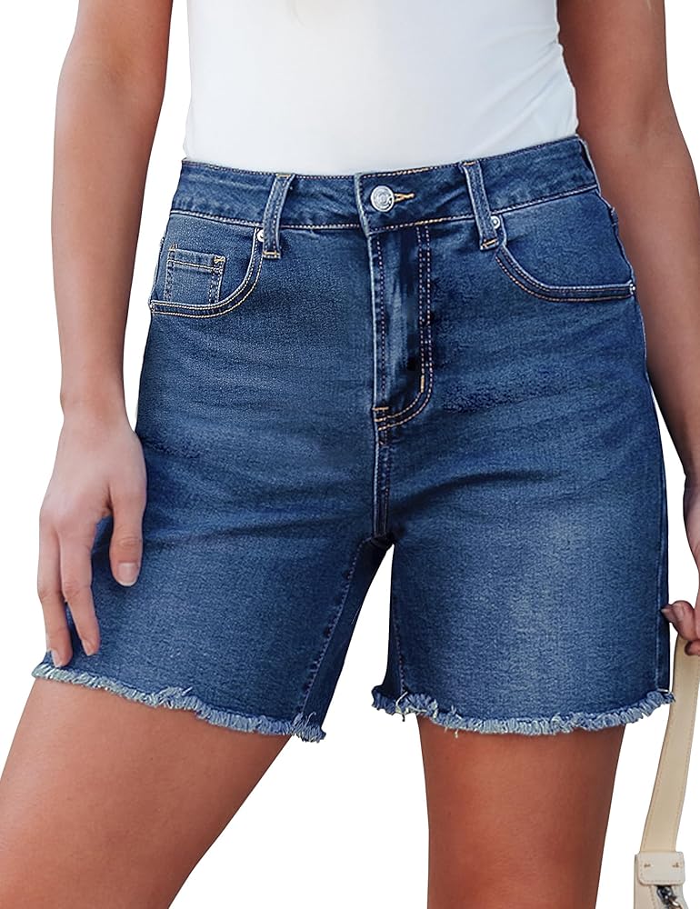 Mom Fit Denim Shorts