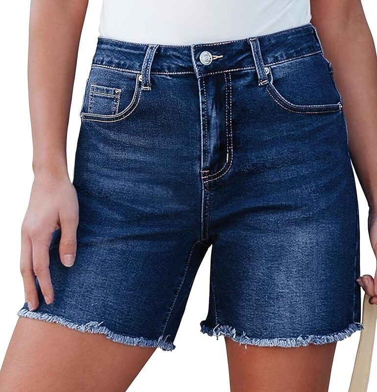 Mom Fit Denim Shorts