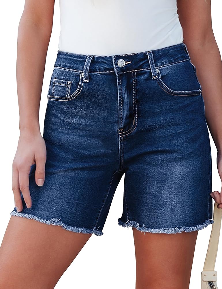Mom Fit Denim Shorts