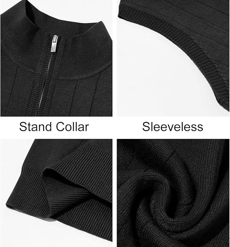 81TA+EcXGcL._AC_UY1000_ Pull over sweater Vest - black