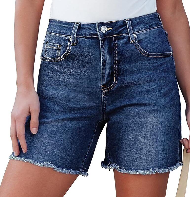 Mom Fit Denim Shorts