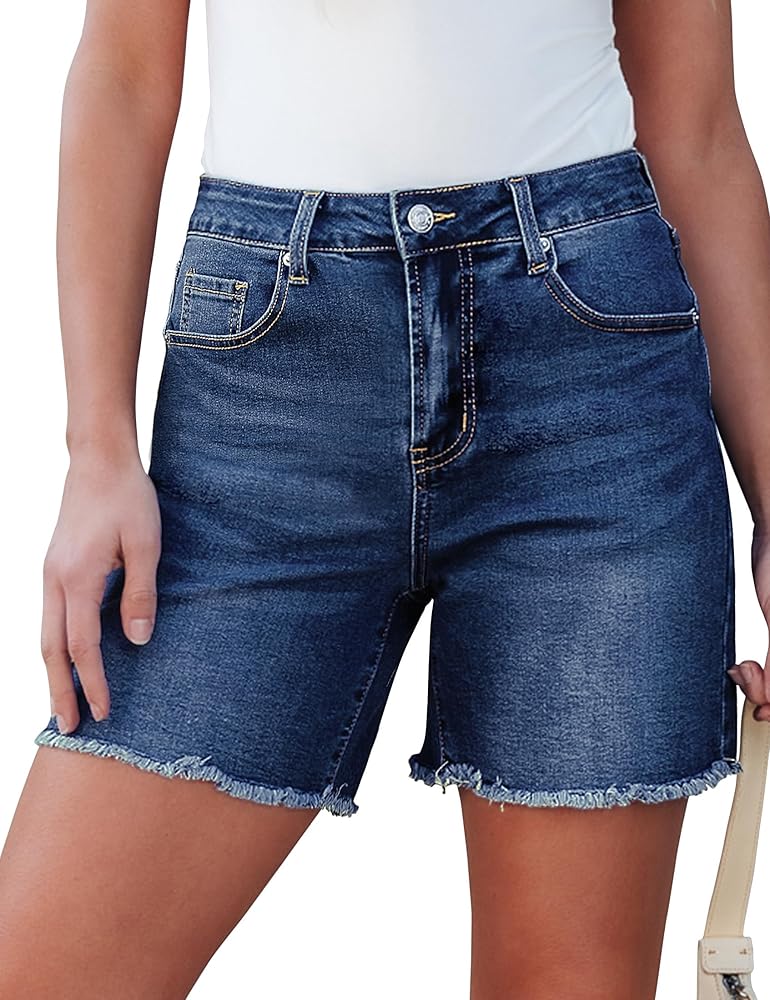 Mom Fit Denim Shorts