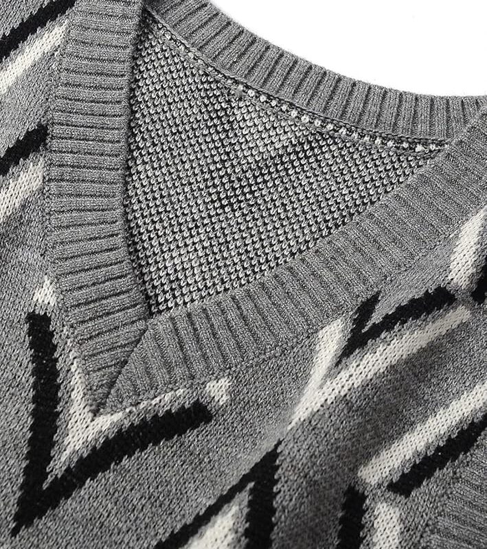 Premium Knit Vest - Grey