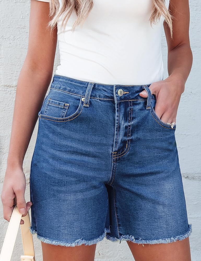 Mom Fit Denim Shorts