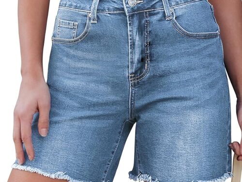 Mom Fit Denim Shorts