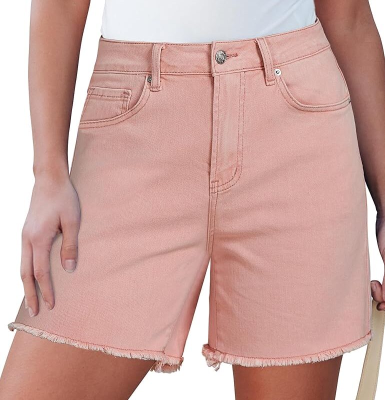 Mom Fit Denim Shorts