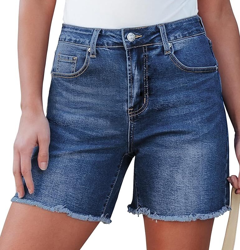 Mom Fit Denim Shorts