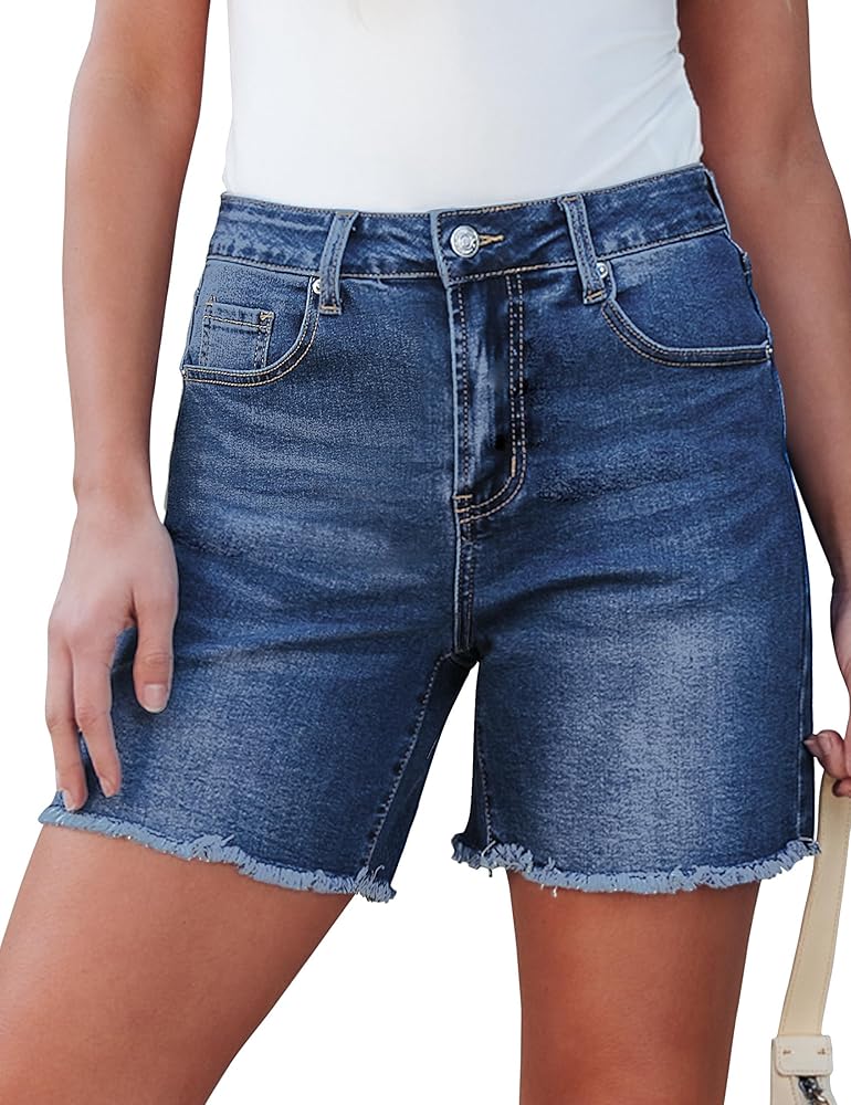 Mom Fit Denim Shorts
