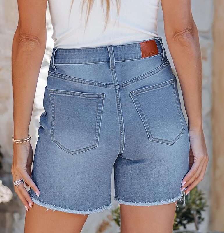 Mom Fit Denim Shorts