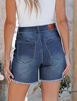 Mom Fit Denim Shorts