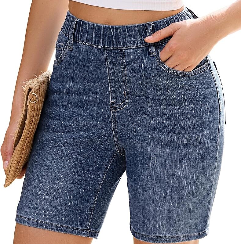 Stretch Denim Shorts (Ladies)