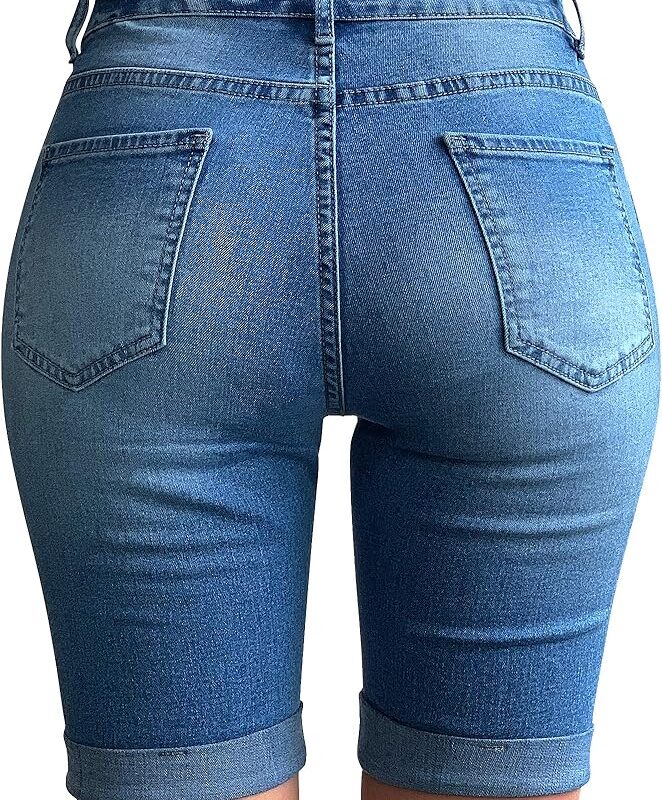 Classic Blue Denim Shorts