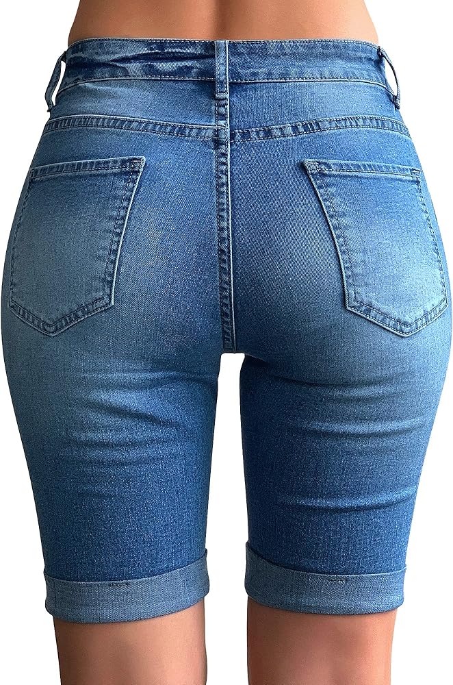 Classic Blue Denim Shorts