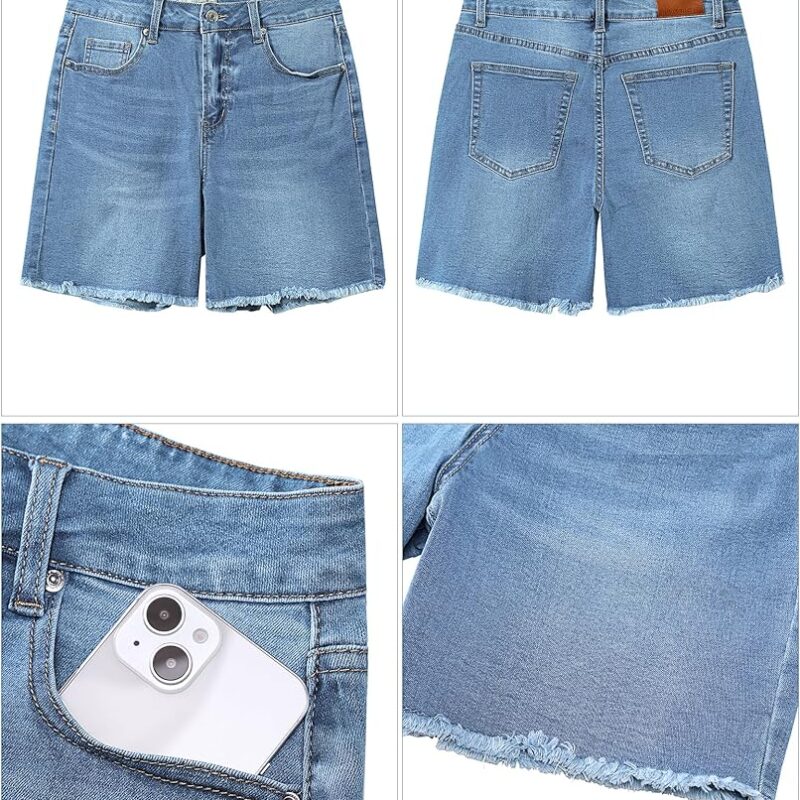 Mom Fit Denim Shorts