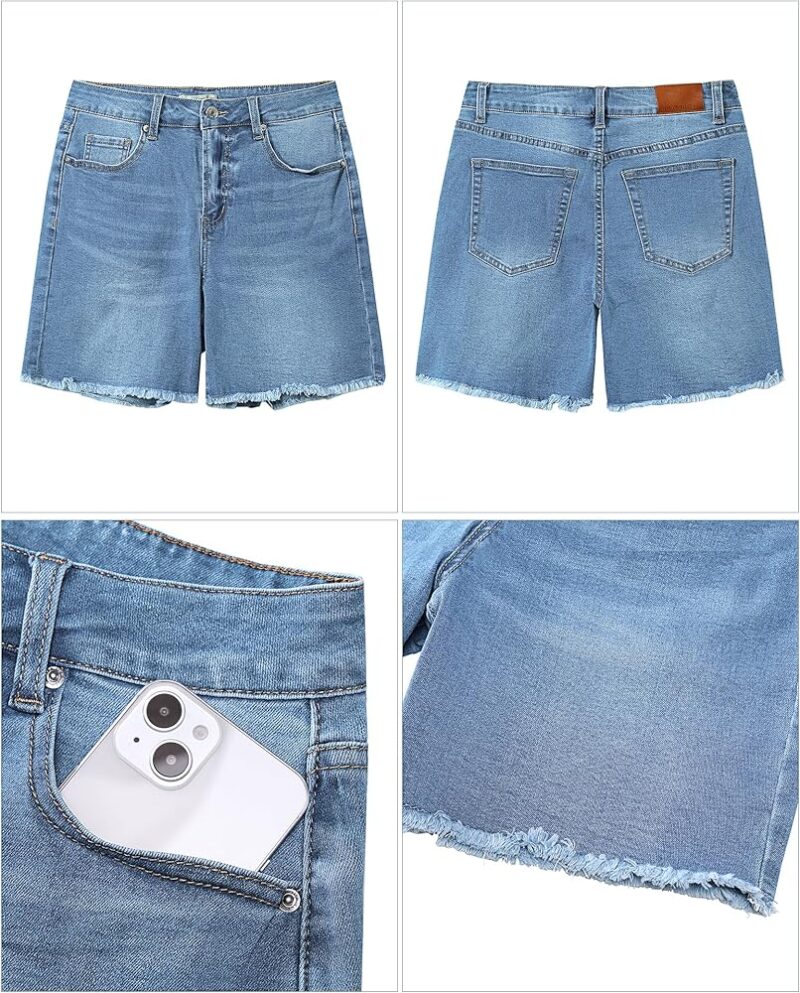 Mom Fit Denim Shorts