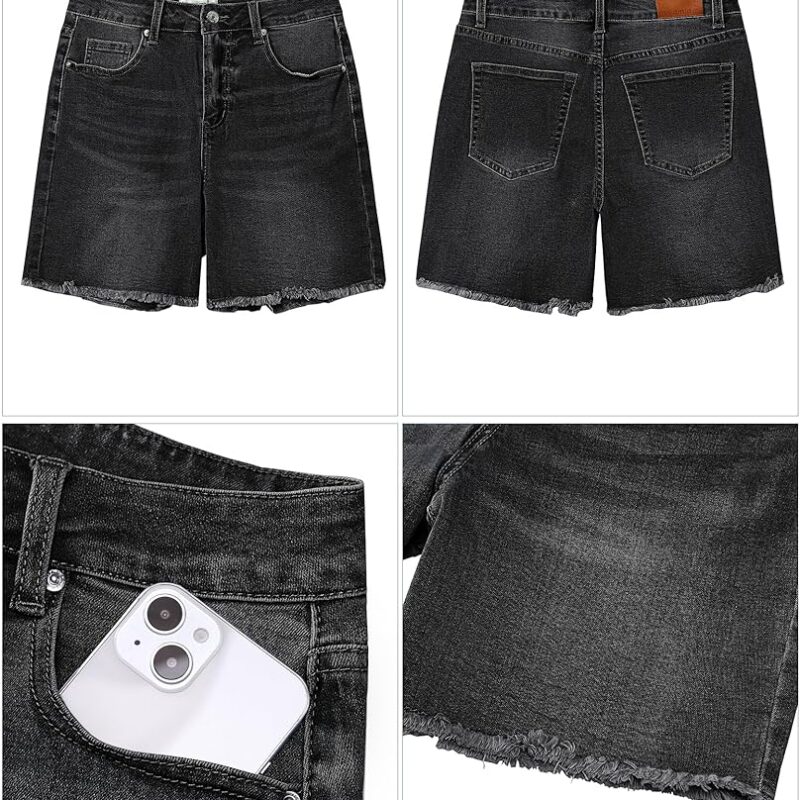 Mom Fit Denim Shorts