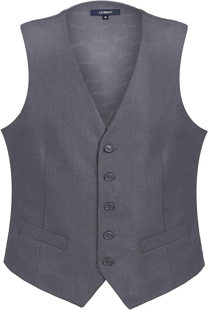 Slim Fit Vest - Grey
