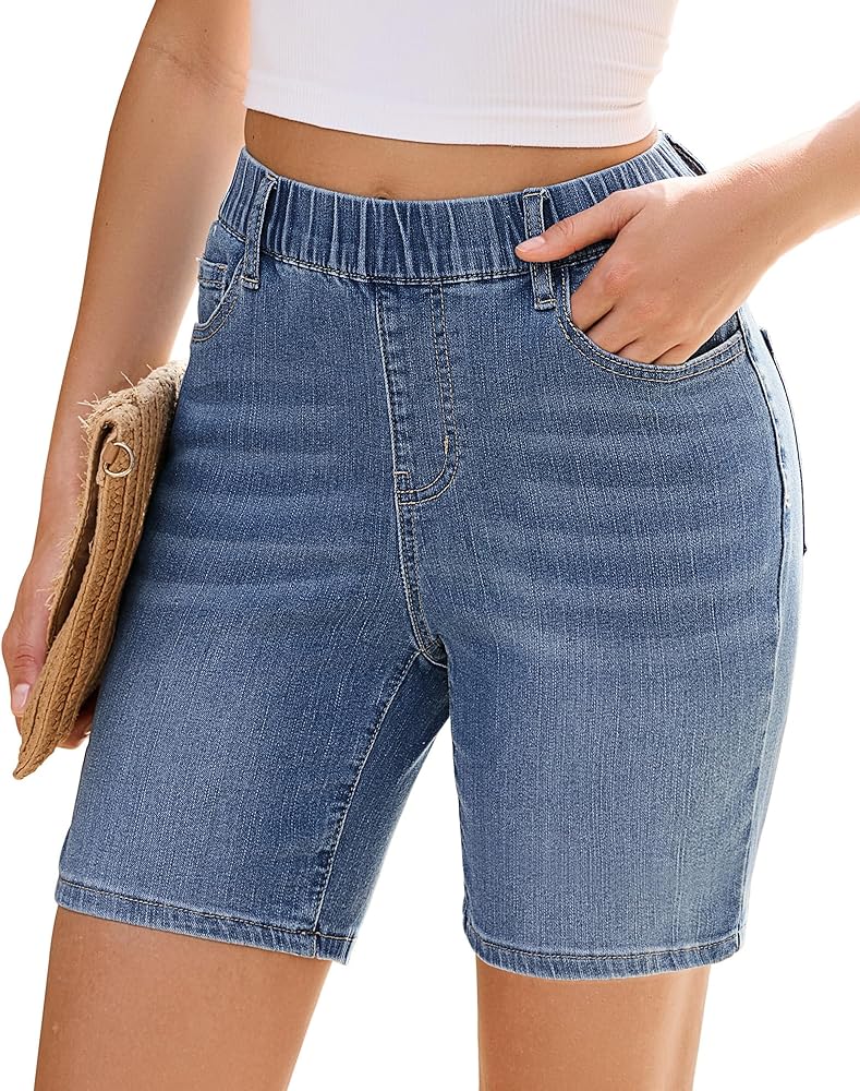 Stretch Denim Shorts (Ladies)
