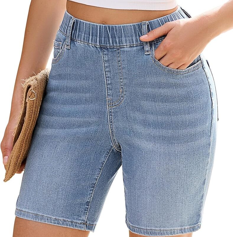 Stretch Denim Shorts (Ladies)