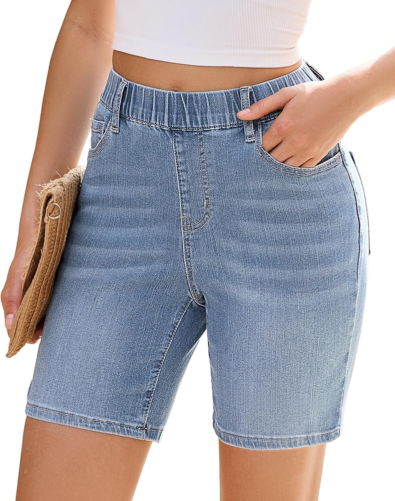Stretch Denim Shorts (Ladies)