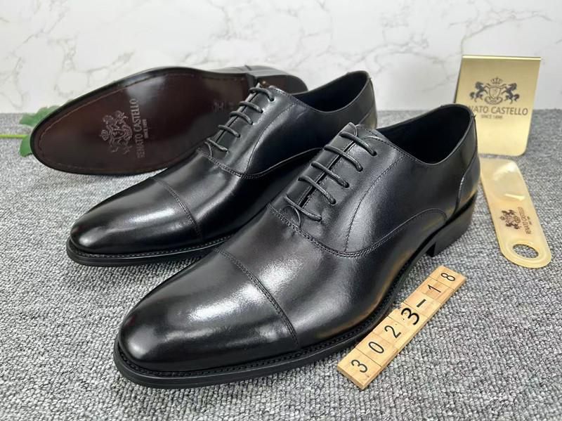 Men's Split-Toe Derby Shoes - Black