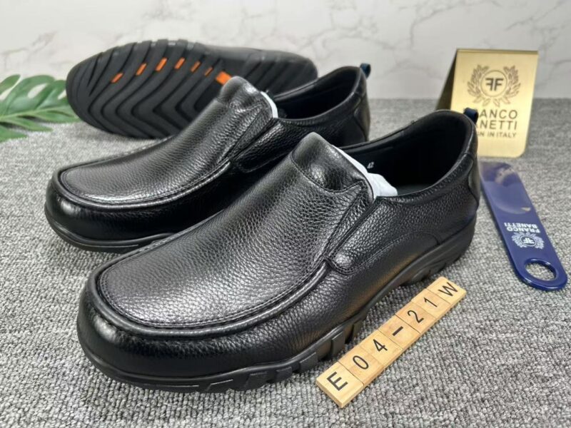 IMG-20251213-WA0114 Men's Formal Plain Derby - Black (Pebble Grain)