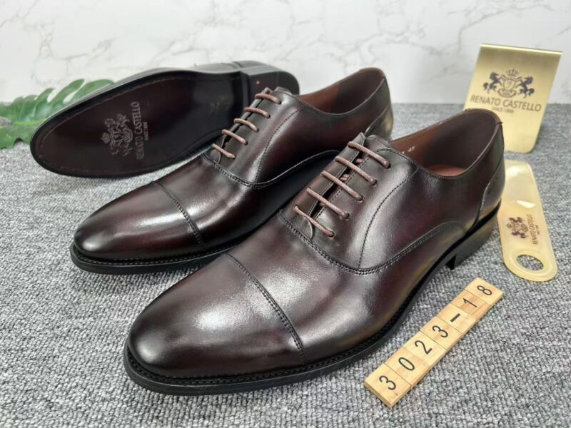 Men's Formal Brogue Derby - Coffee Brown