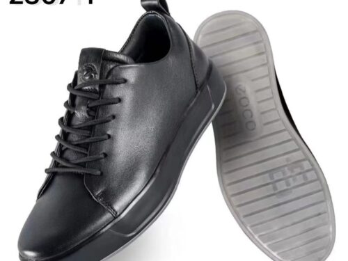 Men's Casual Low-Top Sneakers - All Black