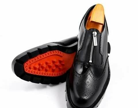 Men's Lug-Sole Brogue Derby - Black