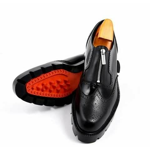 Men's Lug-Sole Brogue Derby - Black