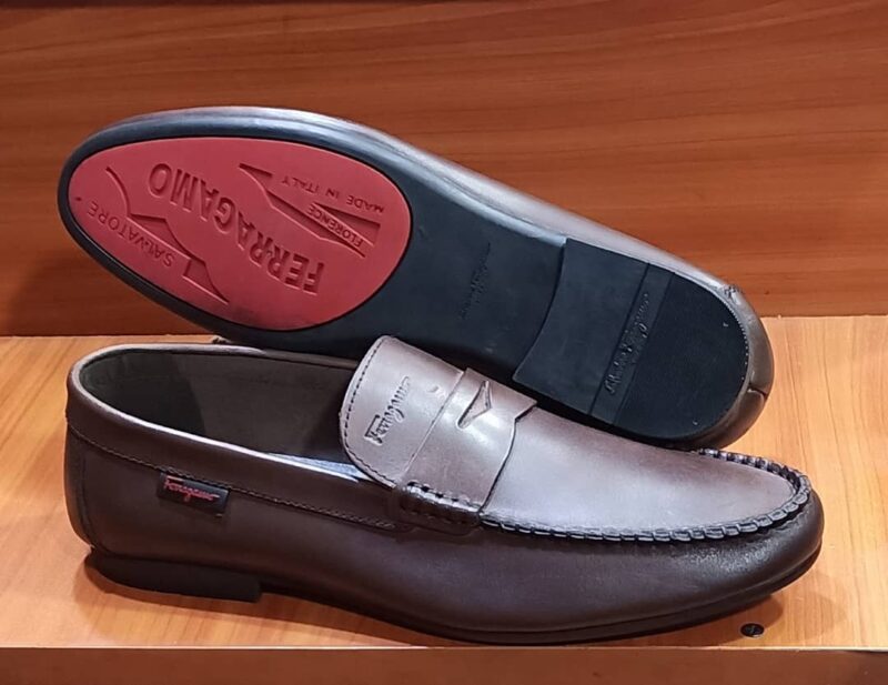 IMG-20251217-WA0292 Men's Formal Slip-On Loafers - Burgundy