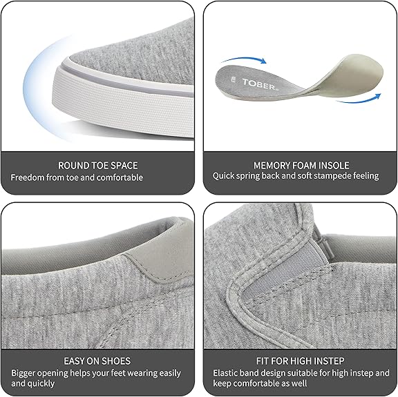 Comfort Walk Sneakers - Grey