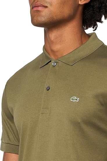 olive Short Sleeve Polo for Men
