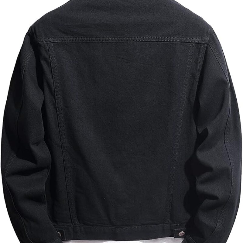 Unisex Denim Jacket Regular Fit - Black