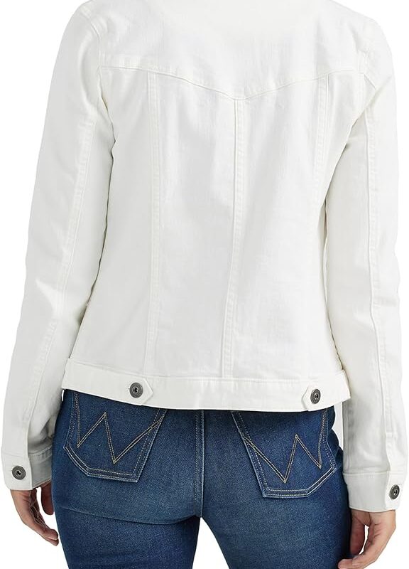 Womens Denim Jacket Regular Fit -Off-White