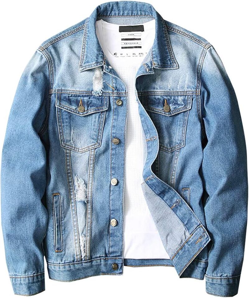 Unisex Denim Jacket Regular Fit - Light Blue