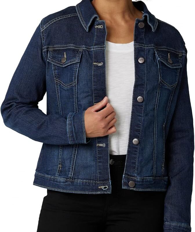 Womens Denim Jacket Regular Fit - Navy