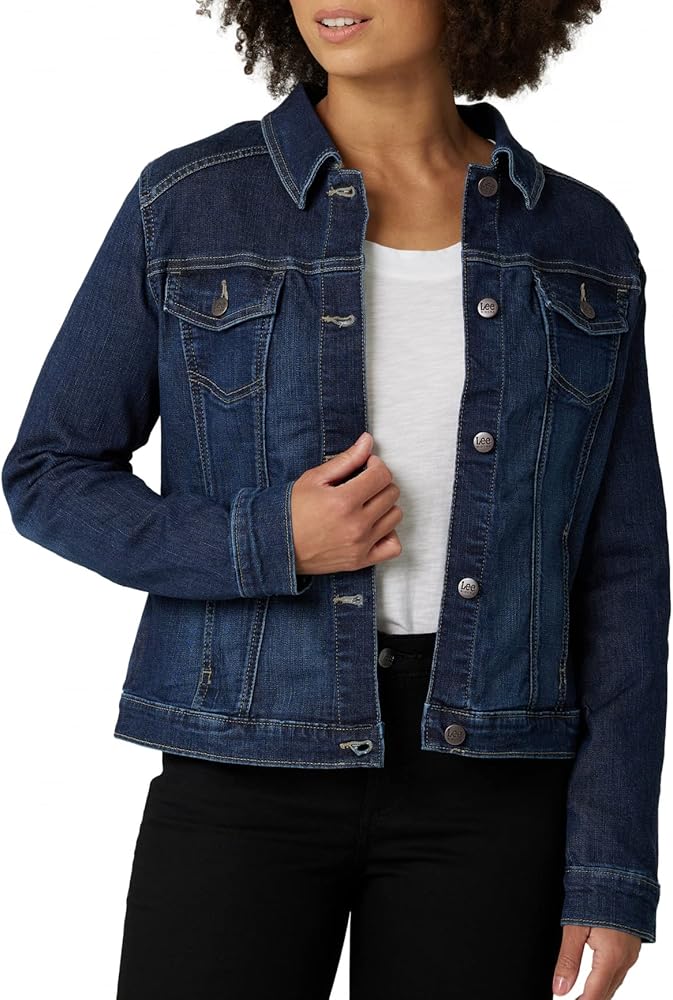 Womens Denim Jacket Regular Fit - Navy