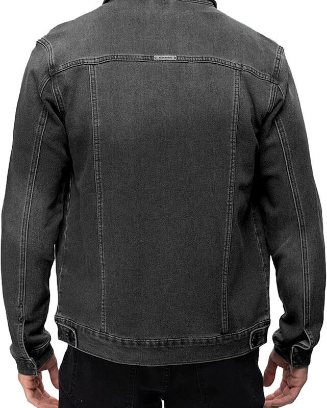 Mens Denim Jacket Slim Fit - Grey